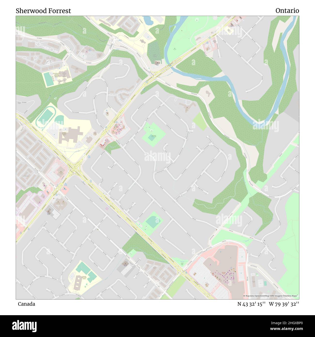 Map of forrest city Cut Out Stock Images & Pictures Alamy