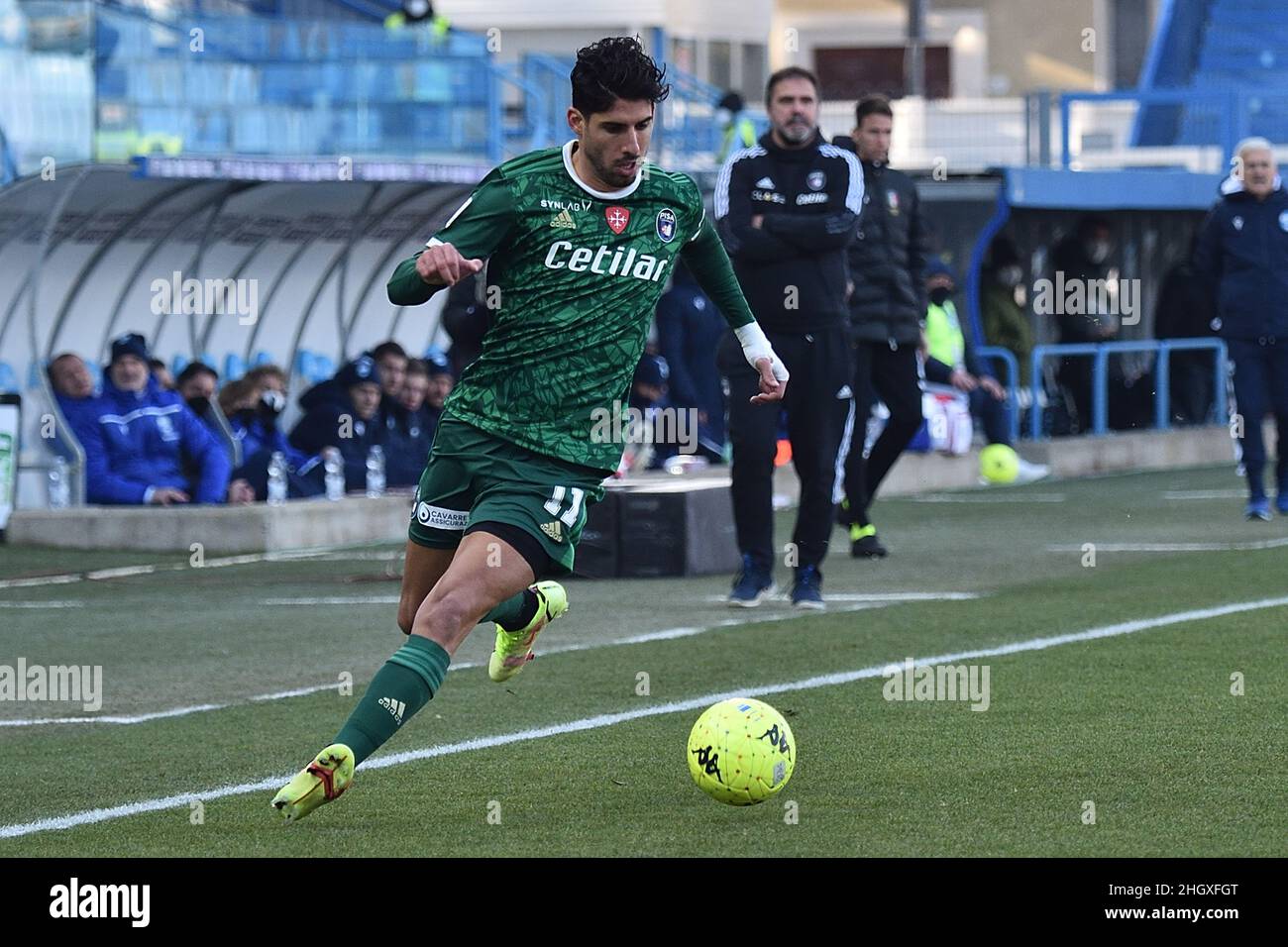 The referee Giovanni Ayroldi during SPAL vs AC Pisa, Italian