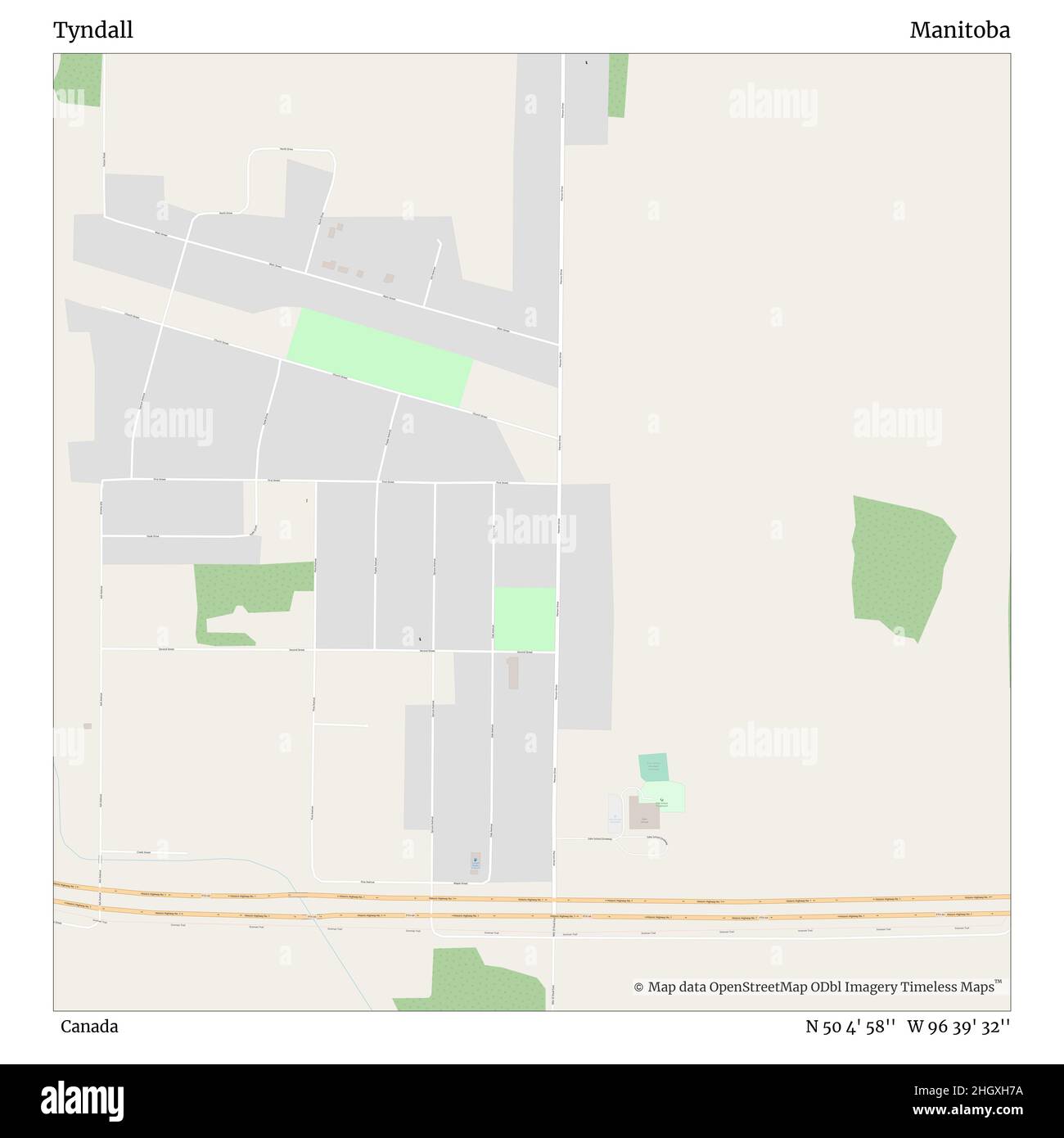 Map of tyndall Cut Out Stock Images & Pictures Alamy
