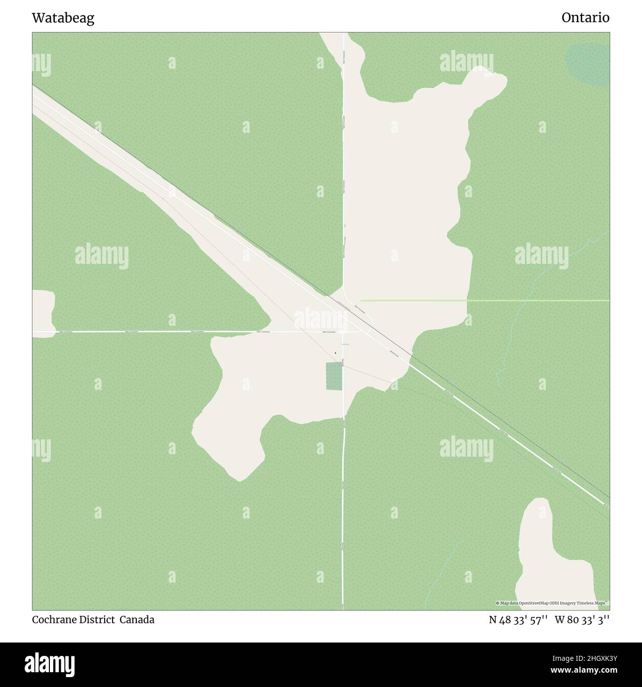 Map of cochrane hires stock photography and images Alamy