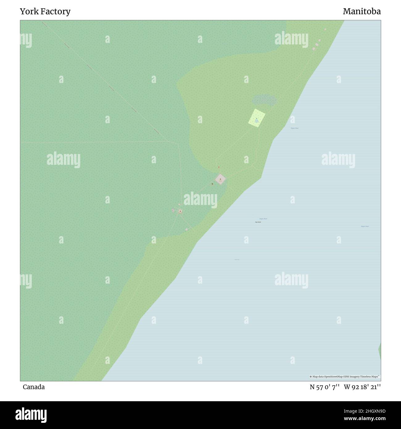York Landing Manitoba Map York Factory, Canada, Manitoba, N 57 0' 7'', W 92 18' 21'', Map, Timeless  Map Published In 2021. Travelers, Explorers And Adventurers Like Florence  Nightingale, David Livingstone, Ernest Shackleton, Lewis And Clark