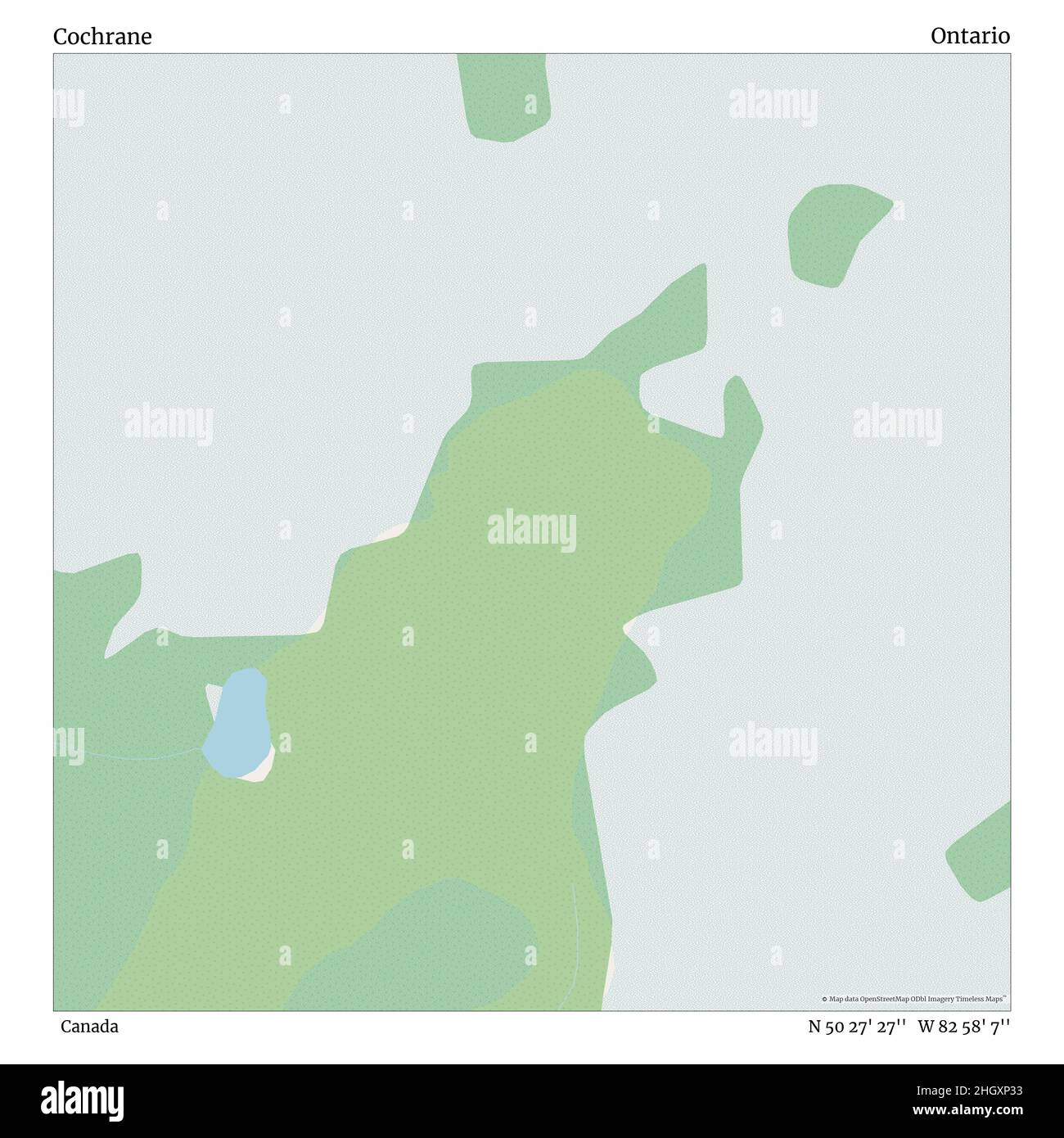 Cochrane ontario map Cut Out Stock Images & Pictures Alamy