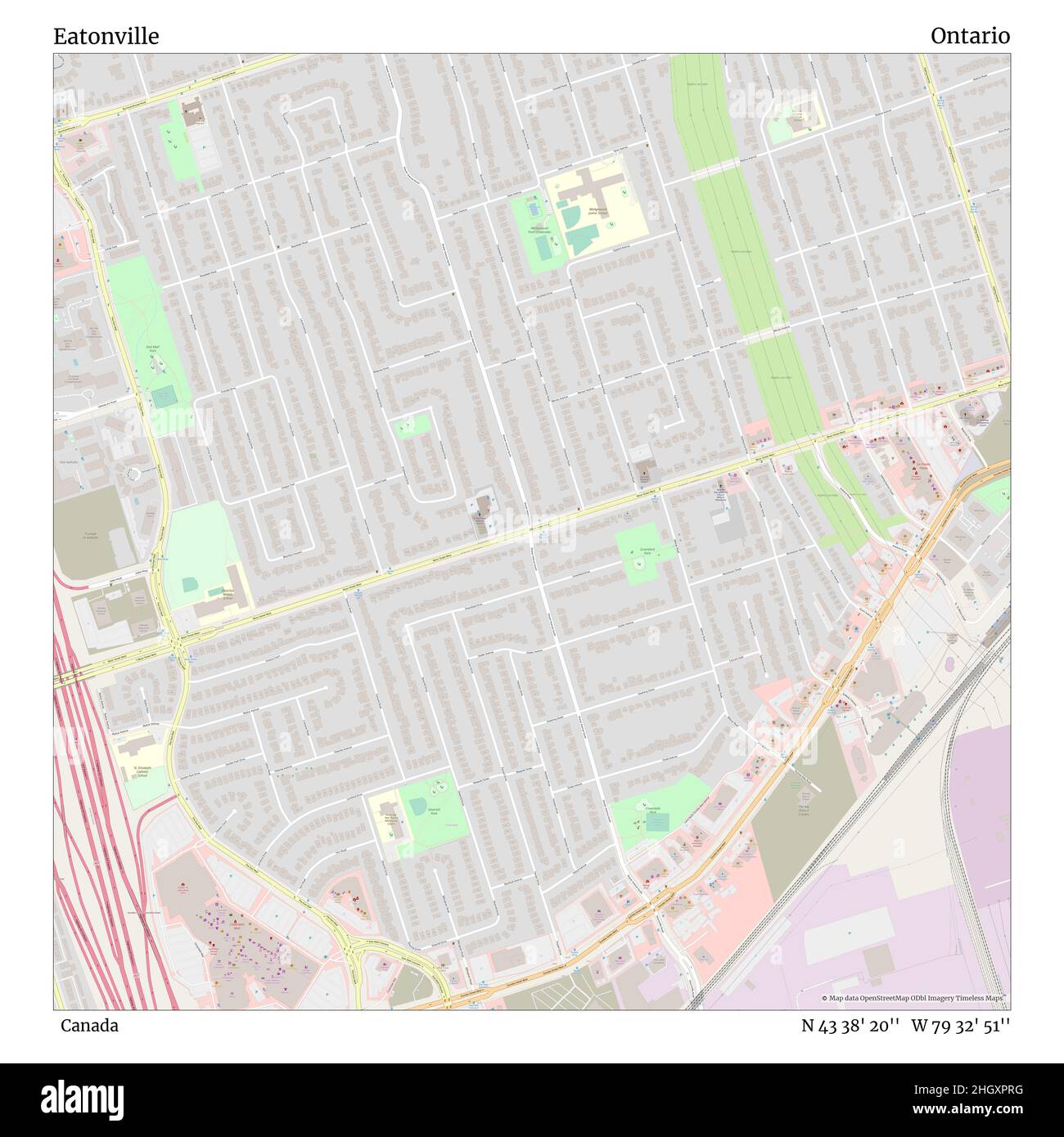 Map of eatonville Cut Out Stock Images & Pictures Alamy