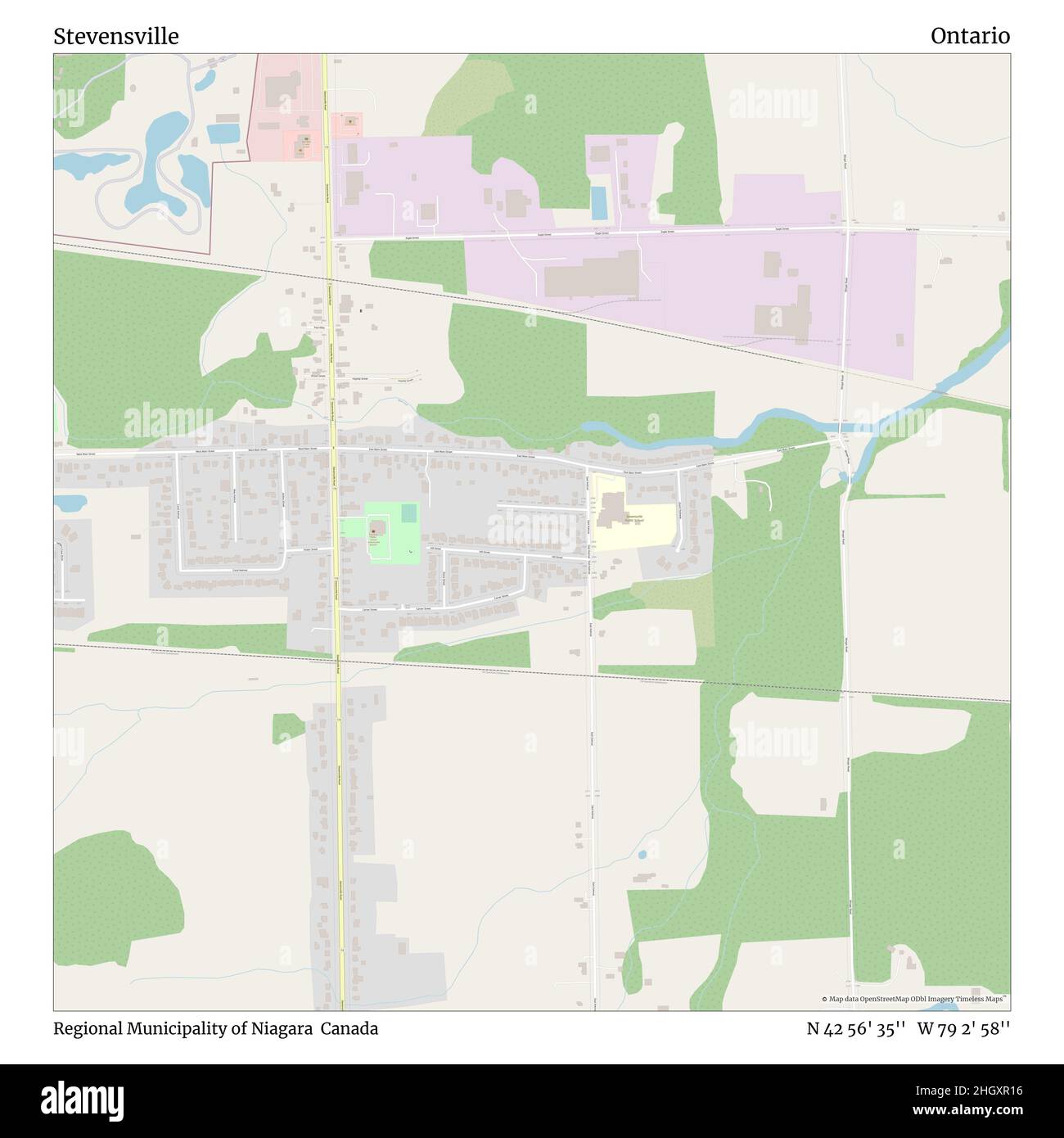 Map of stevensville Cut Out Stock Images & Pictures Alamy