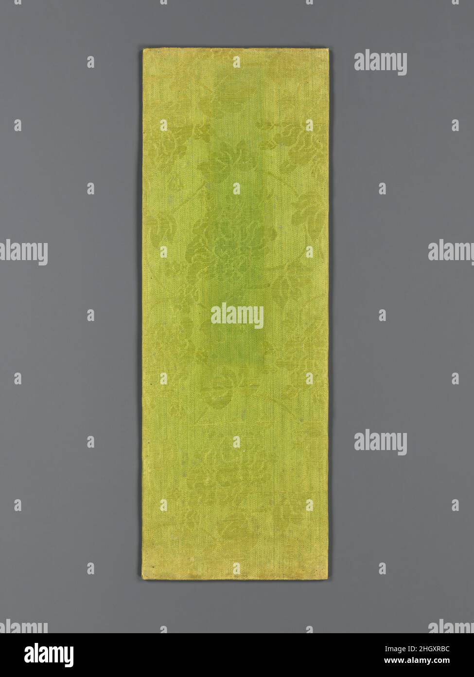 Sutra Cover with Floral Pattern of Leaves and Scrolling Stems 16th ...
