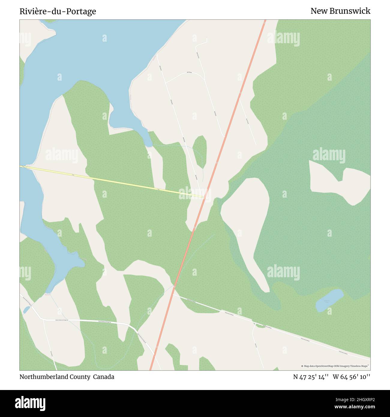 RivièreduPortage, Northumberland County, Canada, New Brunswick, N 47