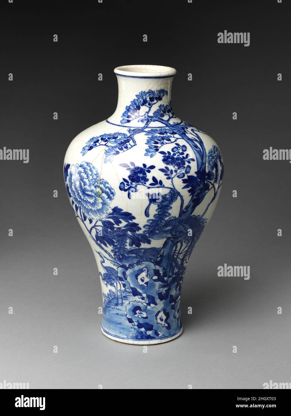Vase with auspicious birds early 18th century China The five pairs of