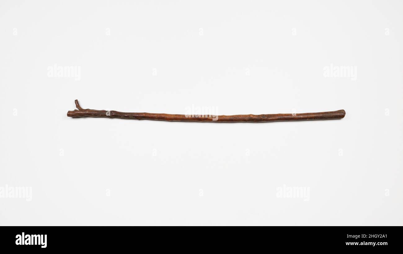 Staff of Lady Djabwet ca. 2124–1504 B.C. Middle Kingdom–Early New Kingdom. Staff of Lady Djabwet. ca. 2124–1504 B.C.. Wood. Middle Kingdom–Early New Kingdom. From Egypt, Upper Egypt, Thebes, Asasif, Tomb MMA 700 Group, MMA excavations, 1912–13. Dynasty 11–18 Stock Photo