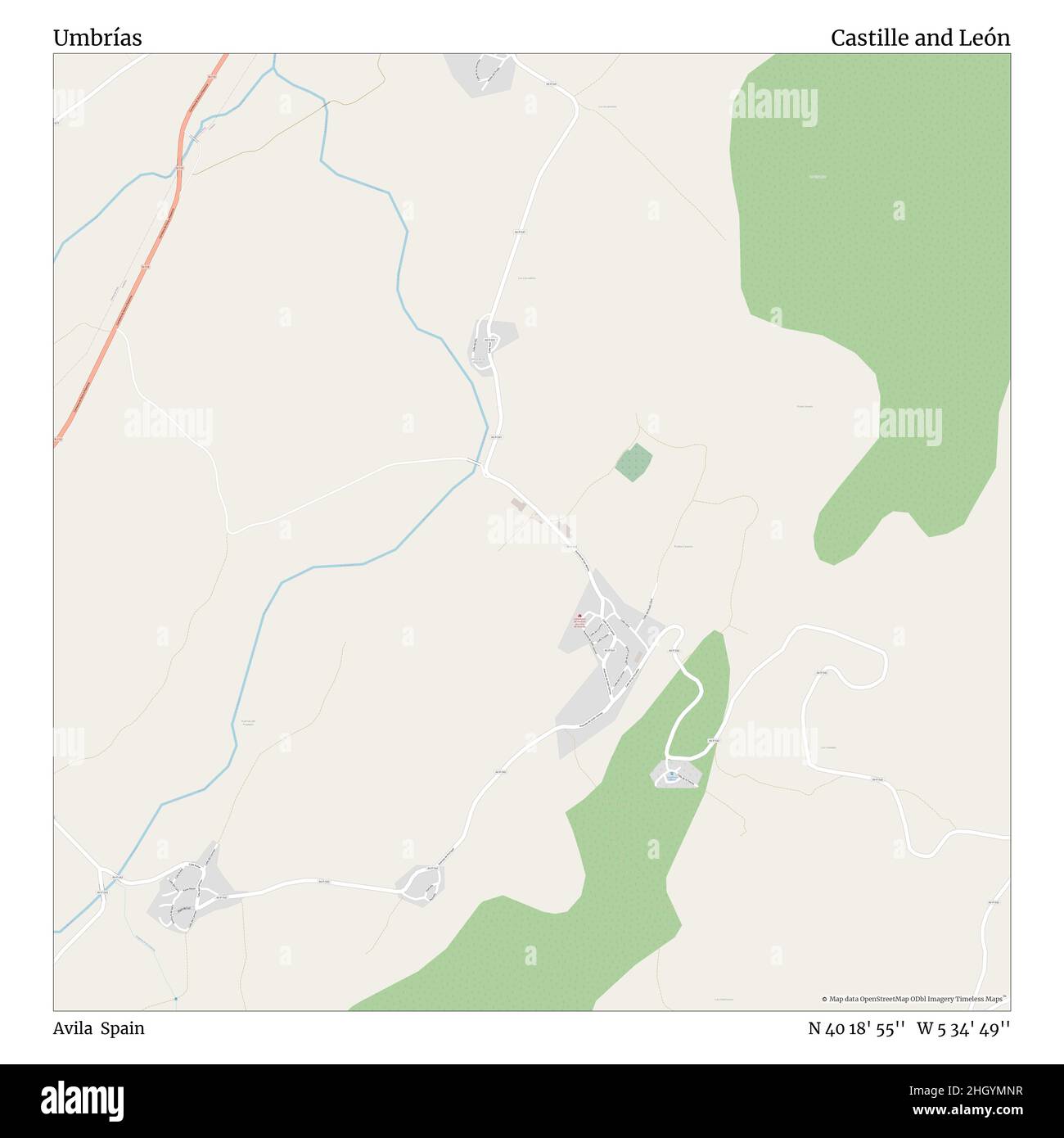 Map of avila spain hires stock photography and images Alamy