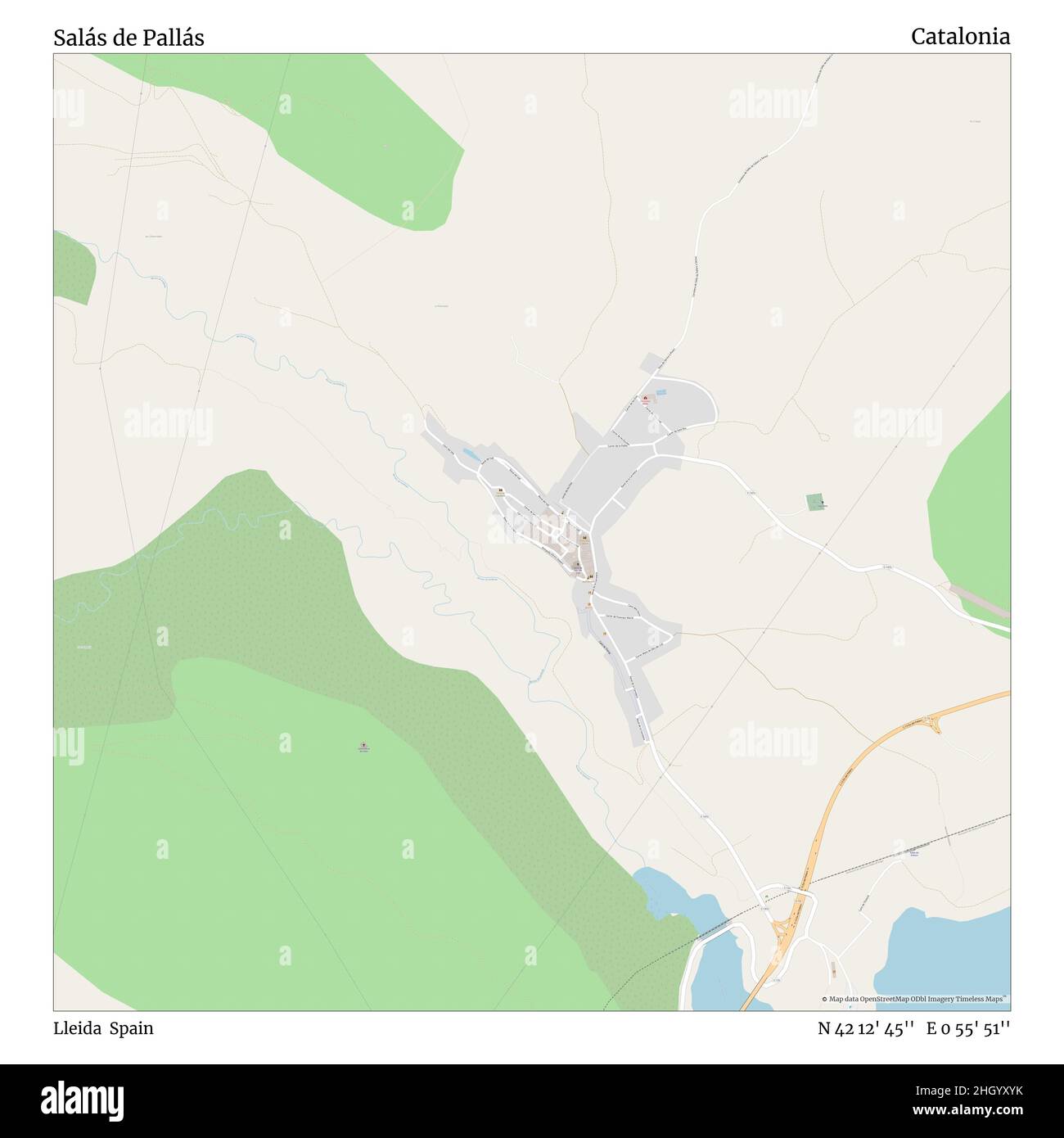 Map of salas spain hires stock photography and images Alamy