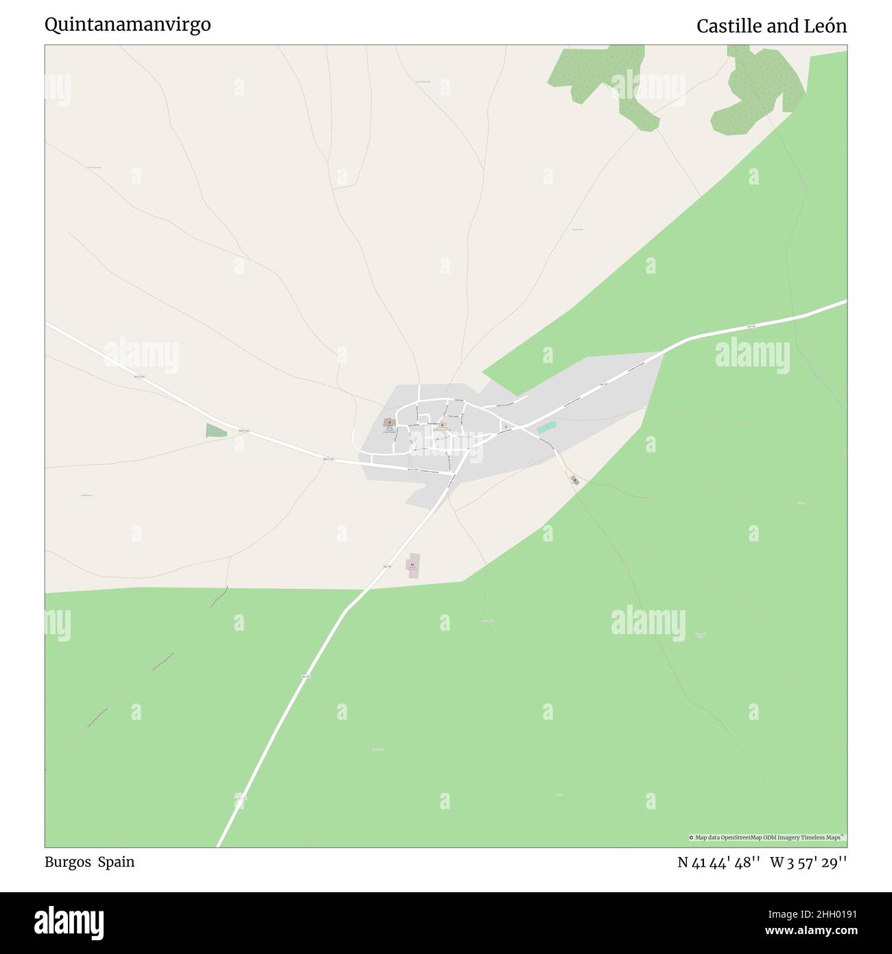 Quintanamanvirgo, Burgos, Spain, Castille and León, N 41 44' 48'', W 3 57'  29'', map, Timeless Map published in 2021. Travelers, explorers and  adventurers like Florence Nightingale, David Livingstone, Ernest  Shackleton, Lewis