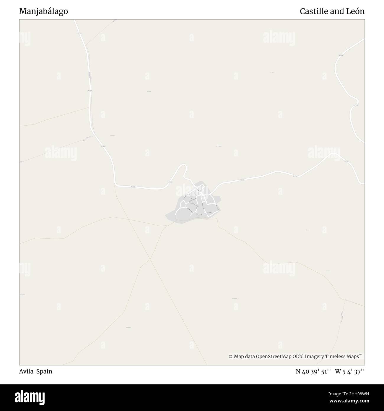 Map of avila spain hires stock photography and images Alamy