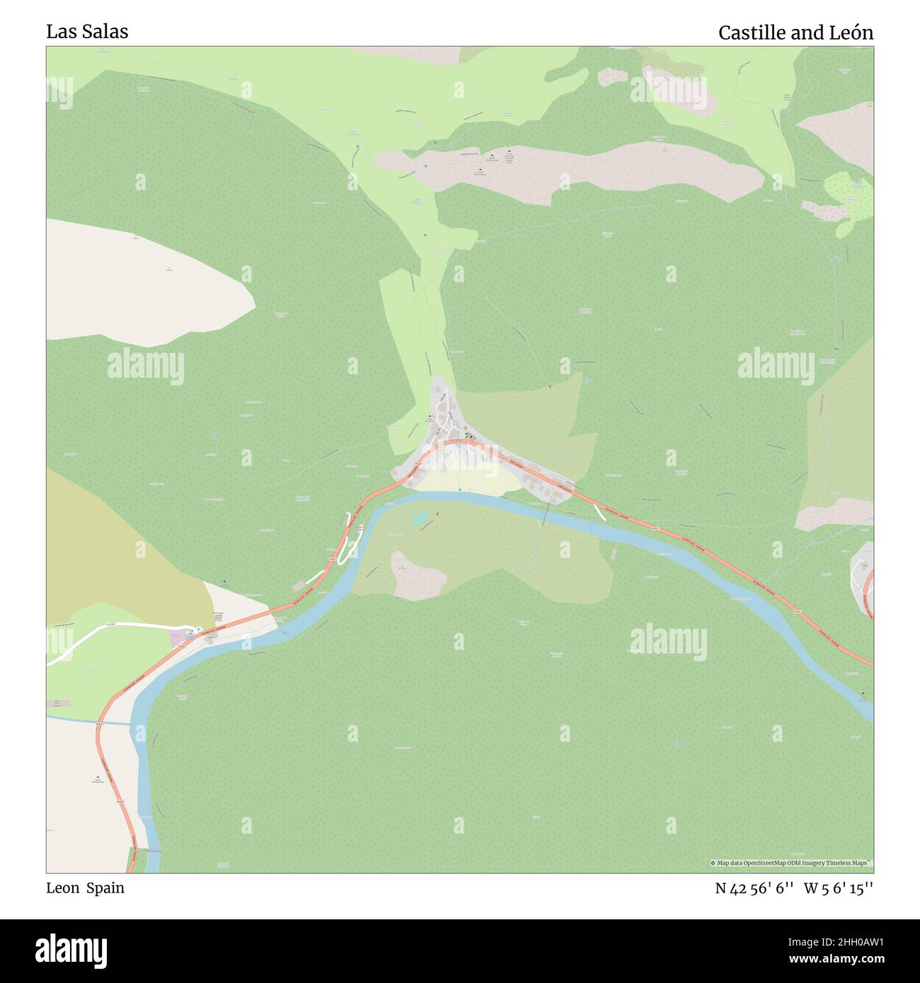 Salas spain map hires stock photography and images Alamy