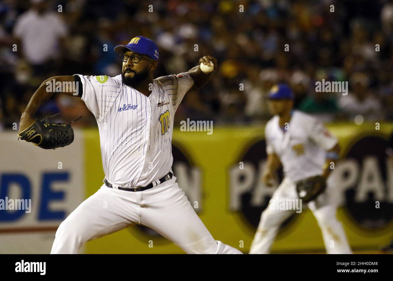 Valencia, Carabobo, Venezuela. 30th Oct, 2022. October 30, 2022. The  current champions, Navegantes del Magallanes, received the ardenales de  Lara, at the Jose Bernardo Perez stadium for the opening match of the