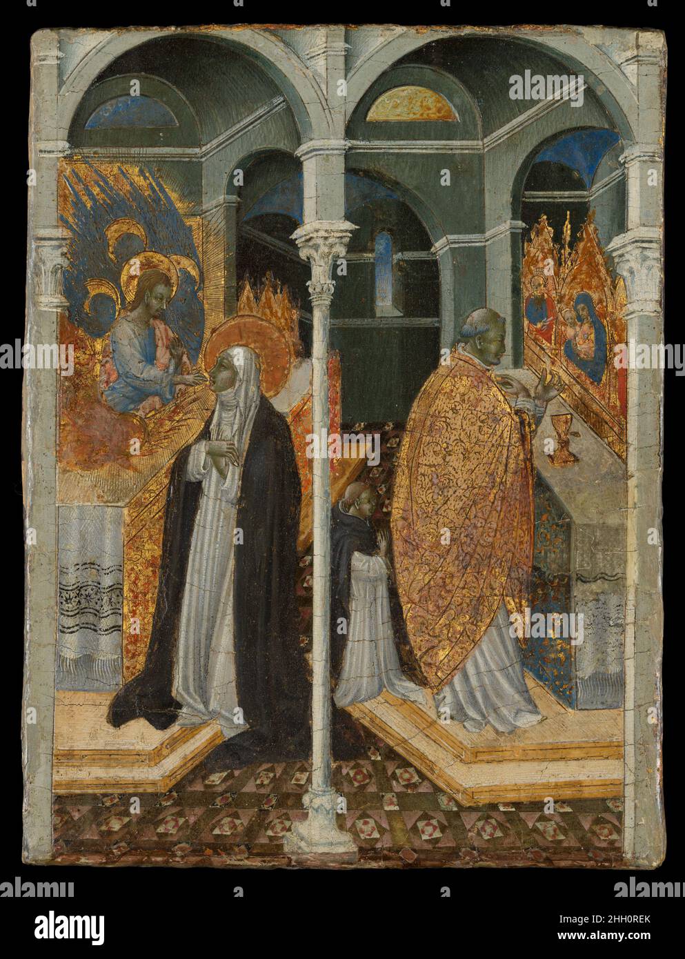 The Miraculous Communion of Saint Catherine of Siena Giovanni di Paolo ...