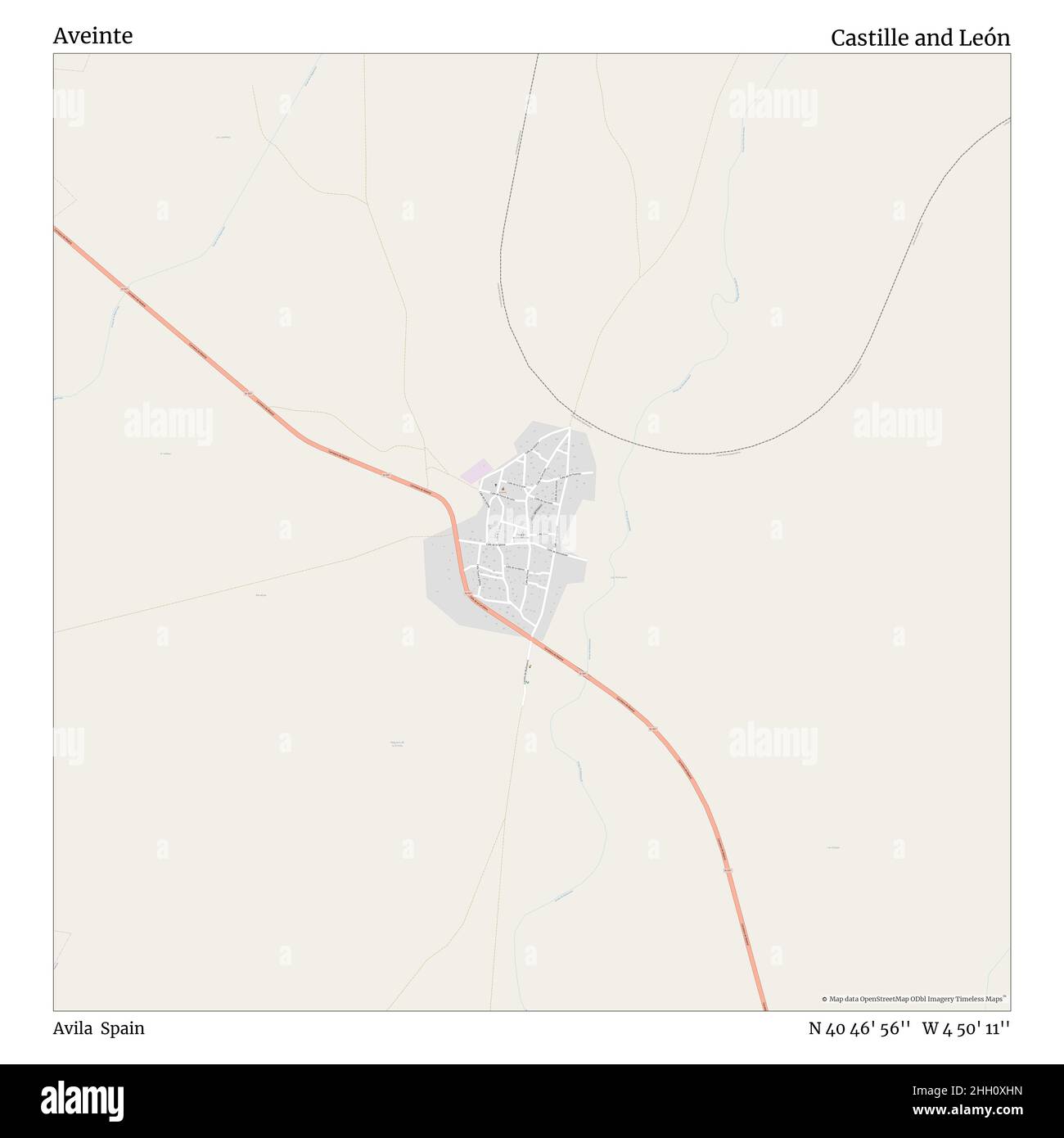 Map of avila spain hires stock photography and images Alamy