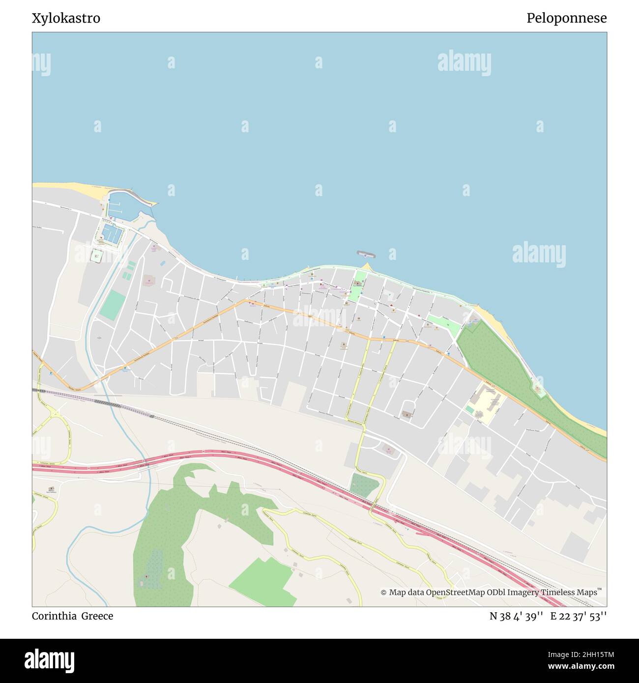 Xylokastro, Corinthia, Greece, Peloponnese, N 38 4' 39'', E 22 37' 53