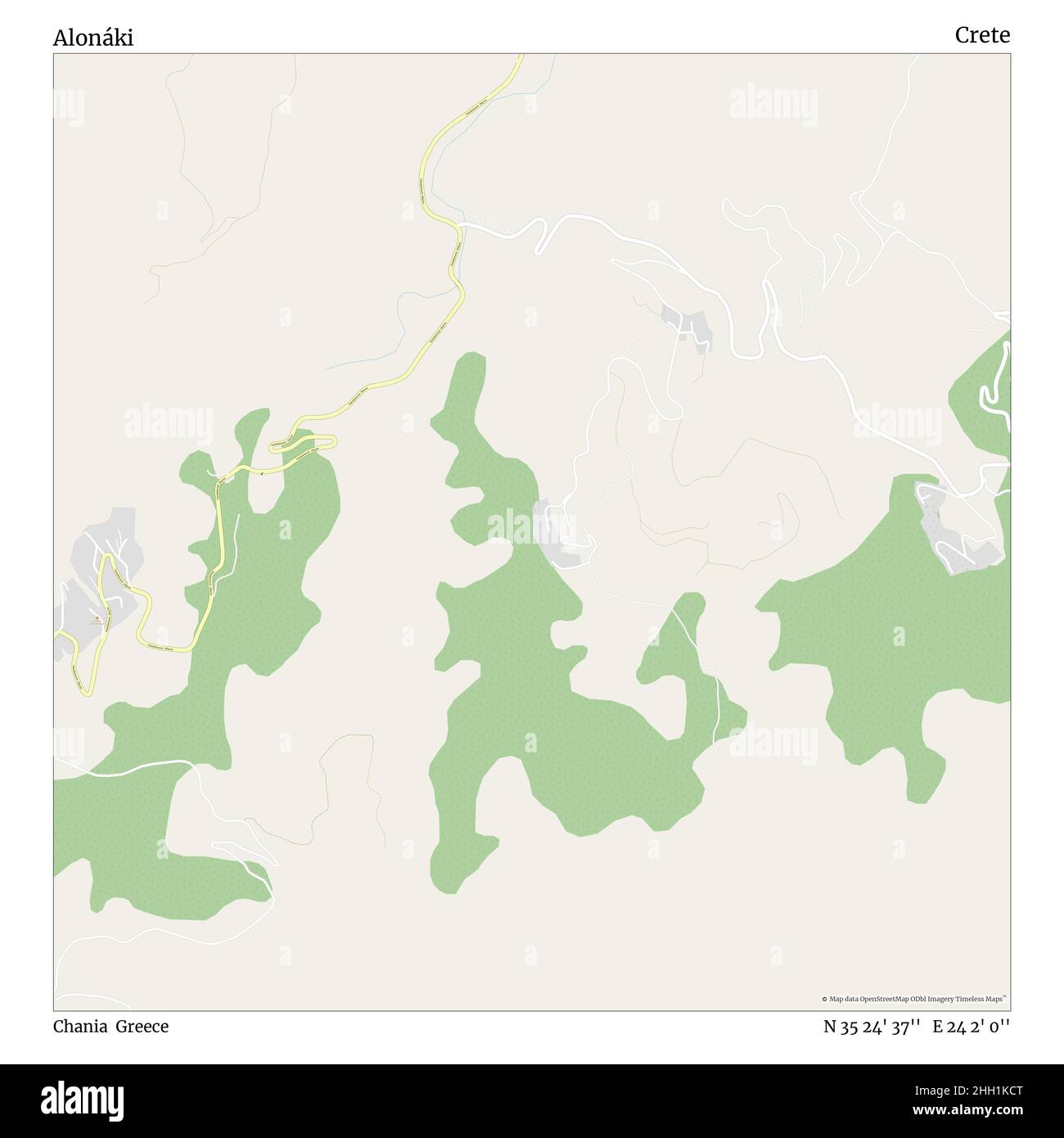 Alonáki, Chania, Greece, Crete, N 35 24' 37'', E 24 2' 0'', map, Timeless  Map published in 2021. Travelers, explorers and adventurers like Florence  Nightingale, David Livingstone, Ernest Shackleton, Lewis and Clark