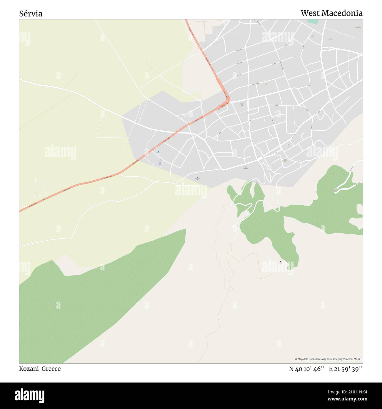 Map servia hi-res stock photography and images - Alamy