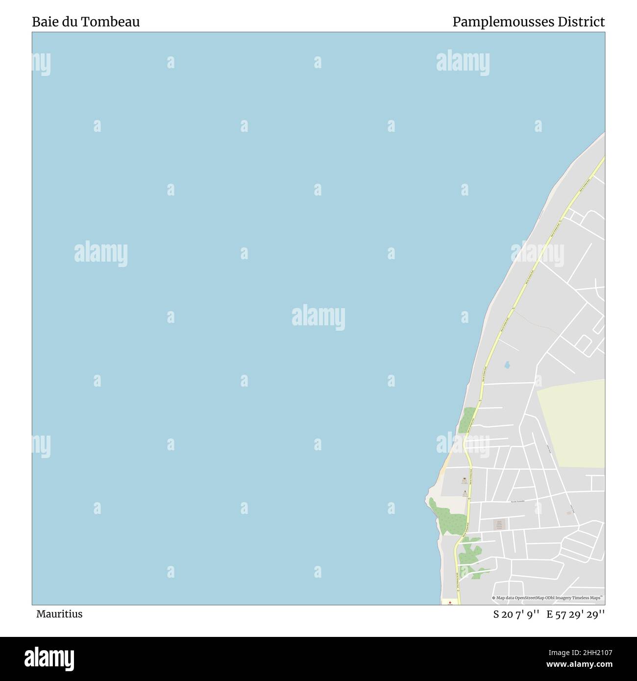 Baie du Tombeau, Mauritius, Pamplemousses District, S 20 7' 9'', E 57