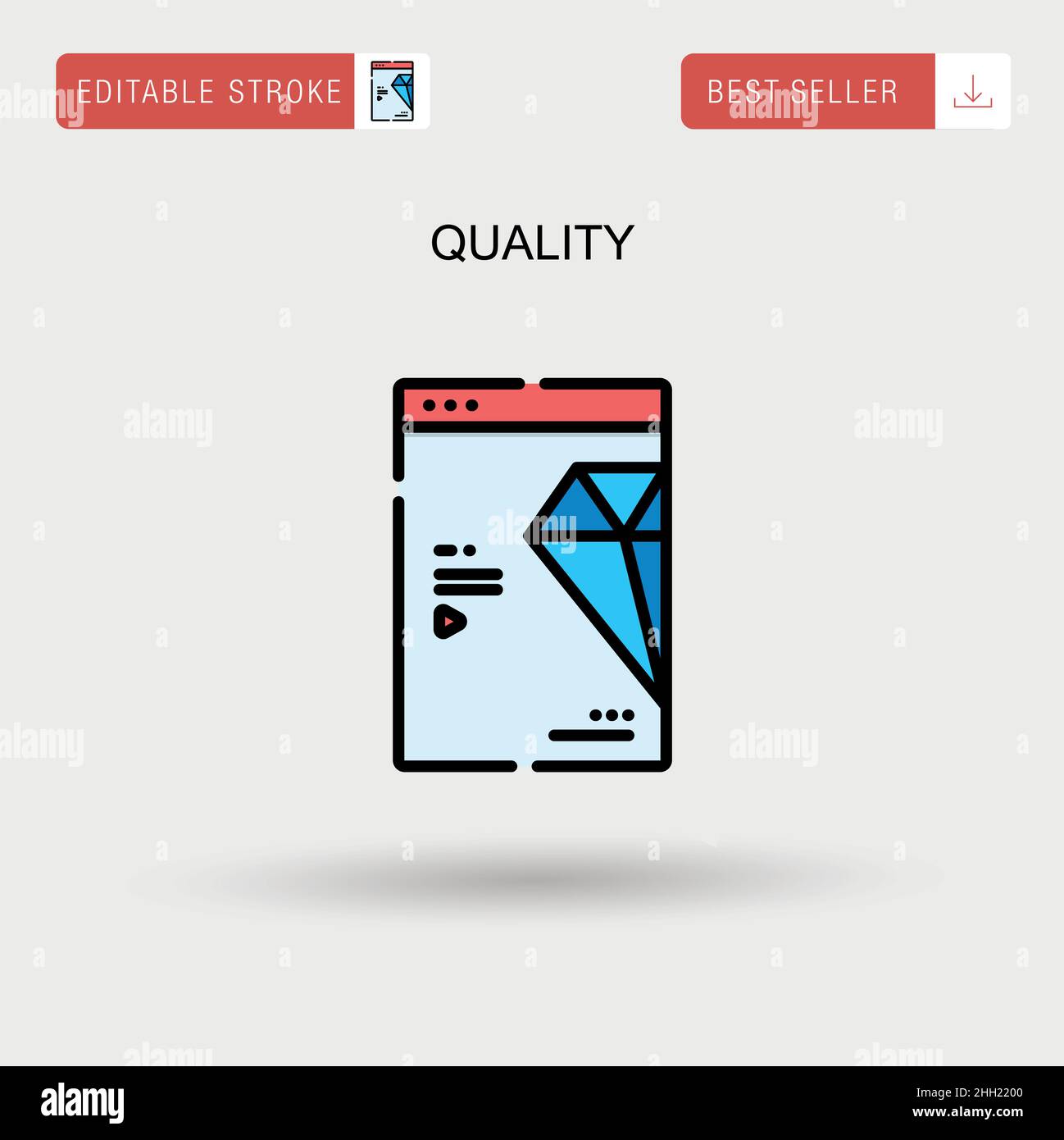Quality Simple vector icon Stock Vector Image & Art - Alamy