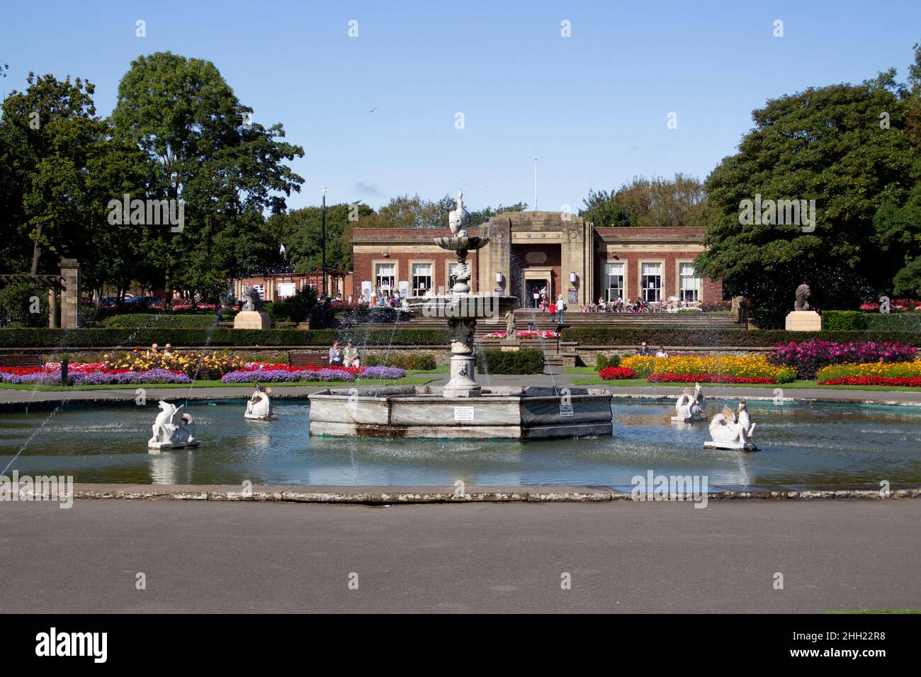 Stanley Park in Blackpool Stock Photo Alamy