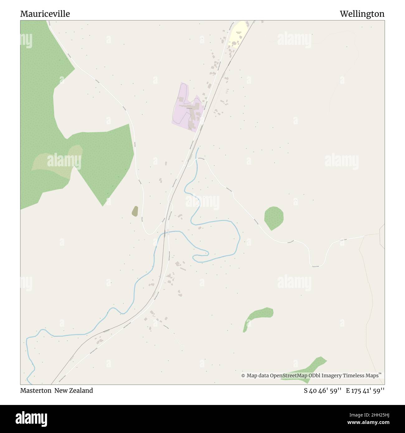 Mauriceville, Masterton, New Zealand, Wellington, S 40 46' 59'', E 175 ...