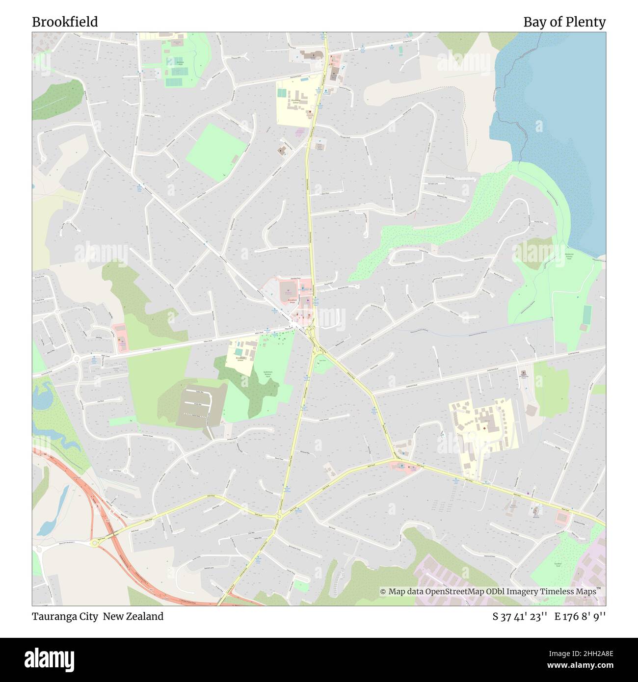 Brookfield, Tauranga City, New Zealand, Bay of Plenty, S 37 41' 23'', E