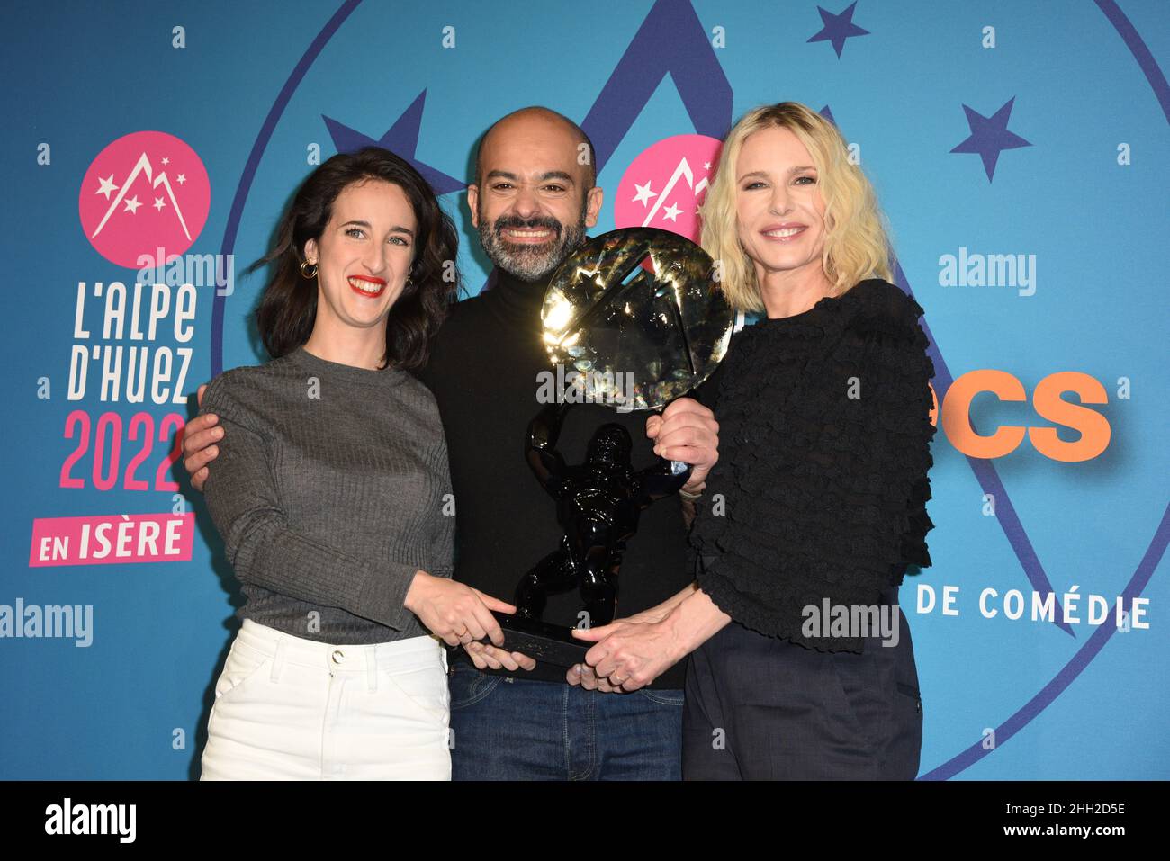 Agnes Hurstel, Francois Uzan and Pascale Arbillot (Special prize of the