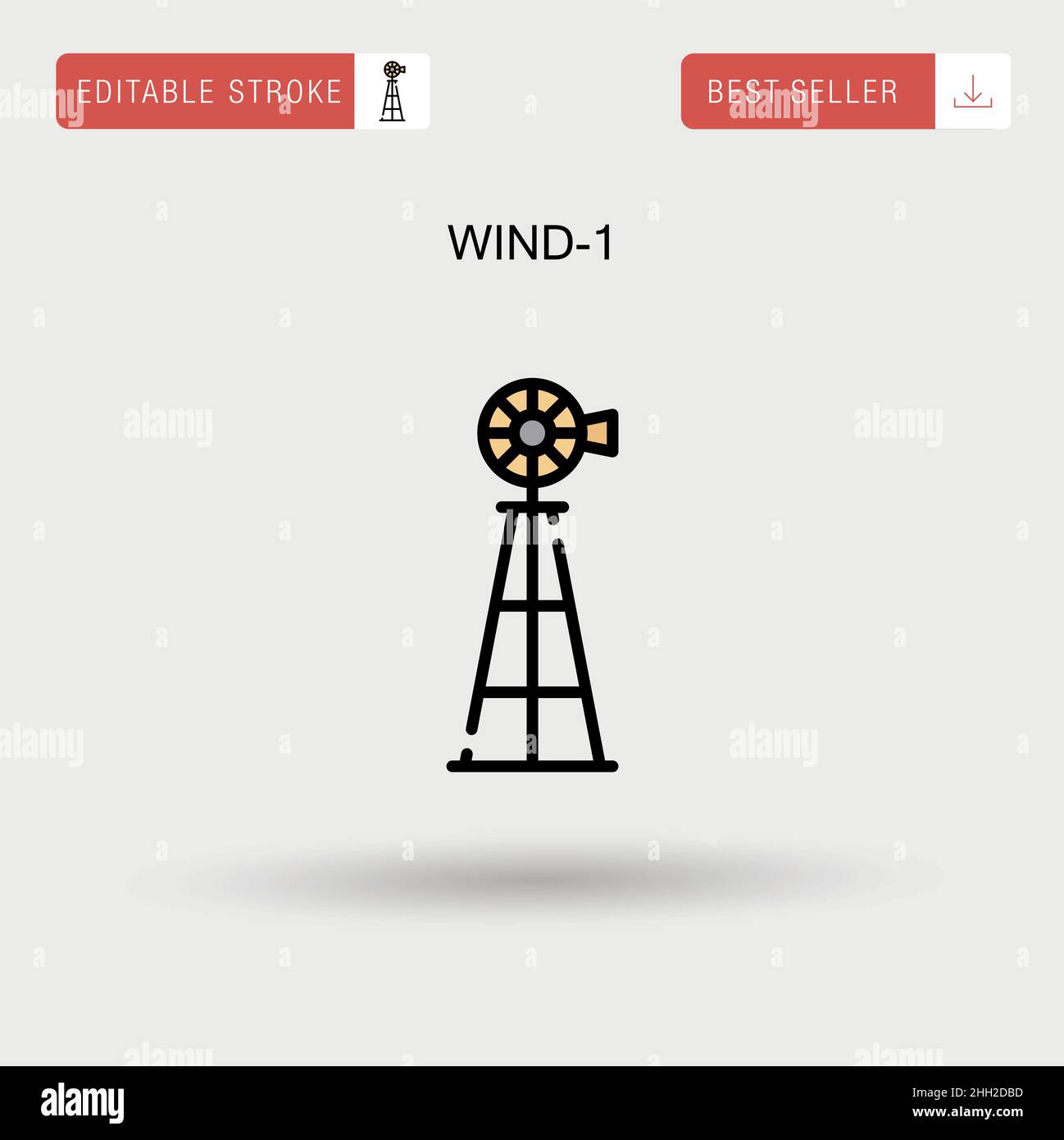 Wind-1 Simple vector icon Stock Vector Image & Art - Alamy