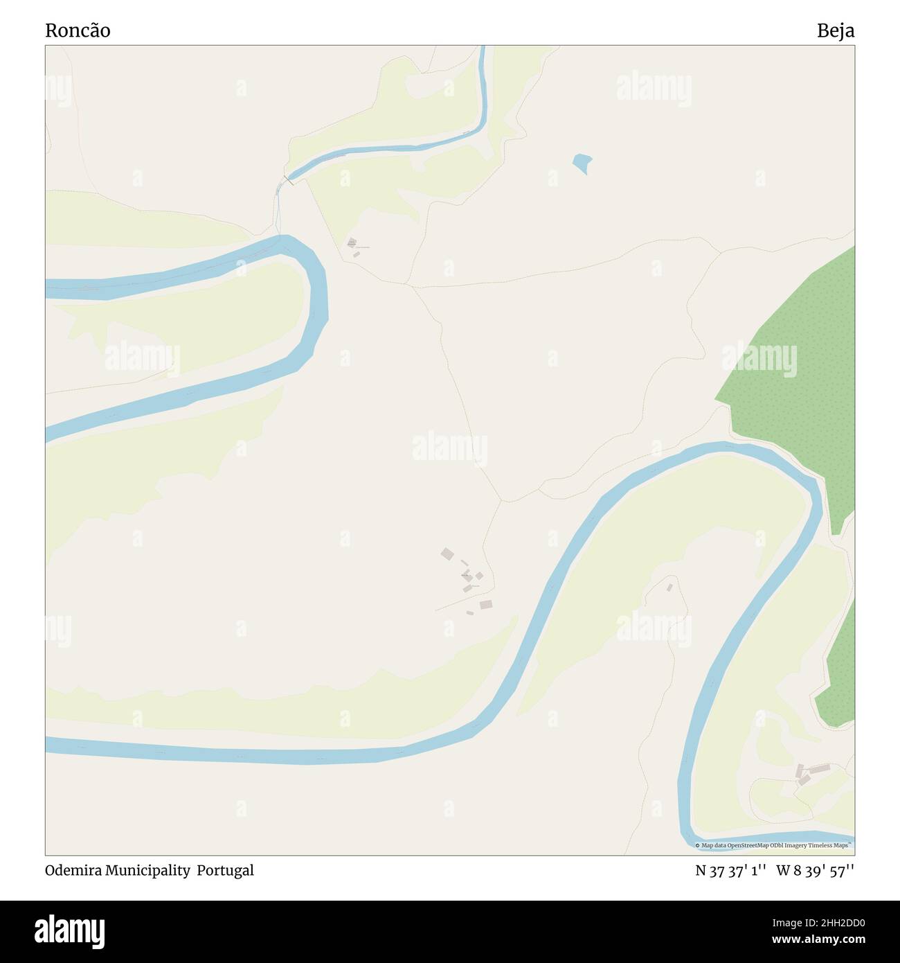 Odemira and Serpa location in Alentejo, South of Portugal map