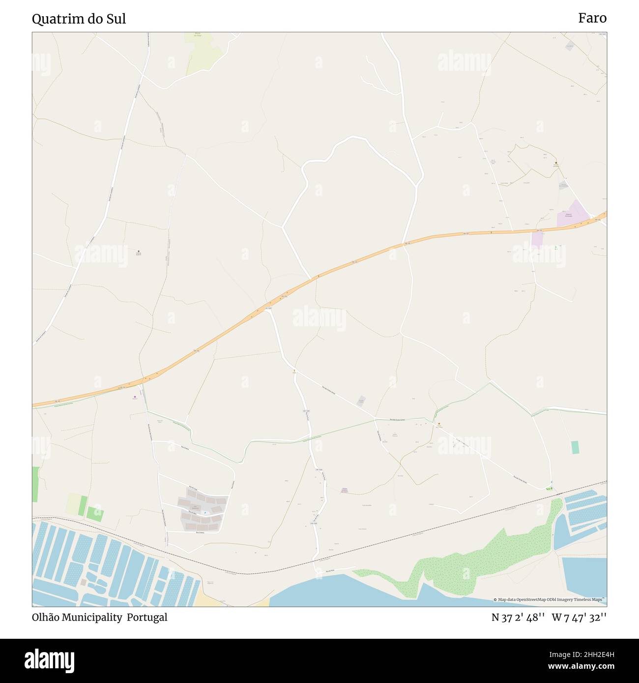 Olhao map hires stock photography and images Alamy