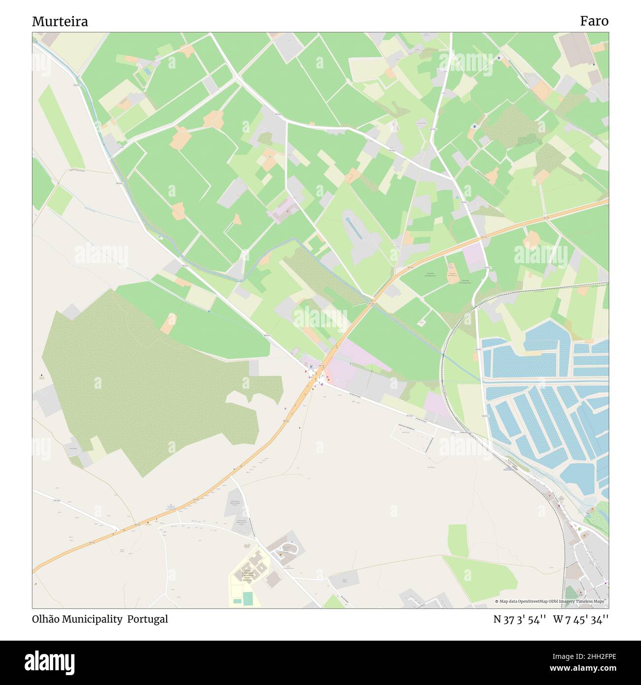 Map of olhao portugal Cut Out Stock Images & Pictures Alamy