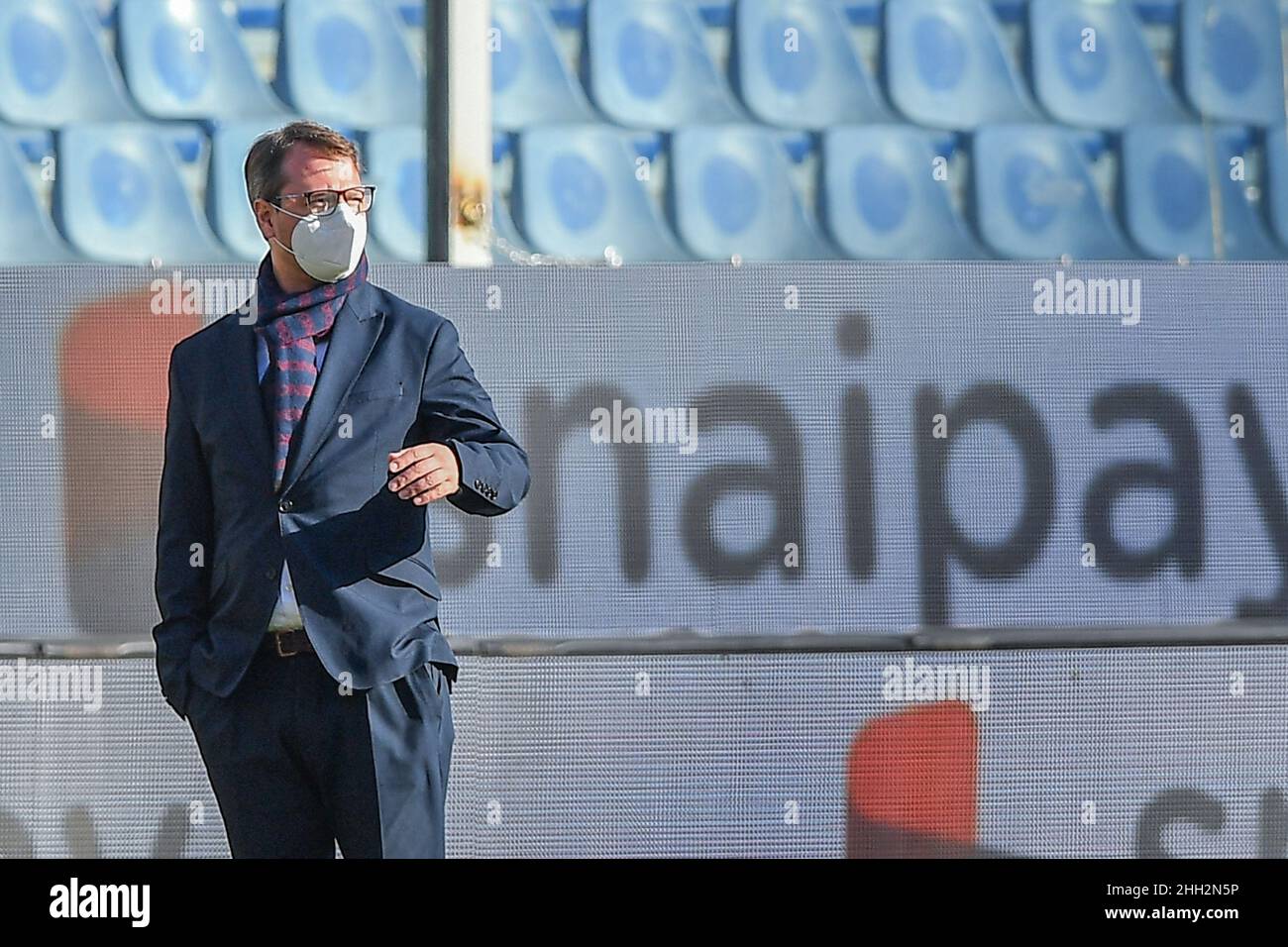 Johannes Spors football general manager of Genoa gets onto the pitch  News Photo - Getty Images