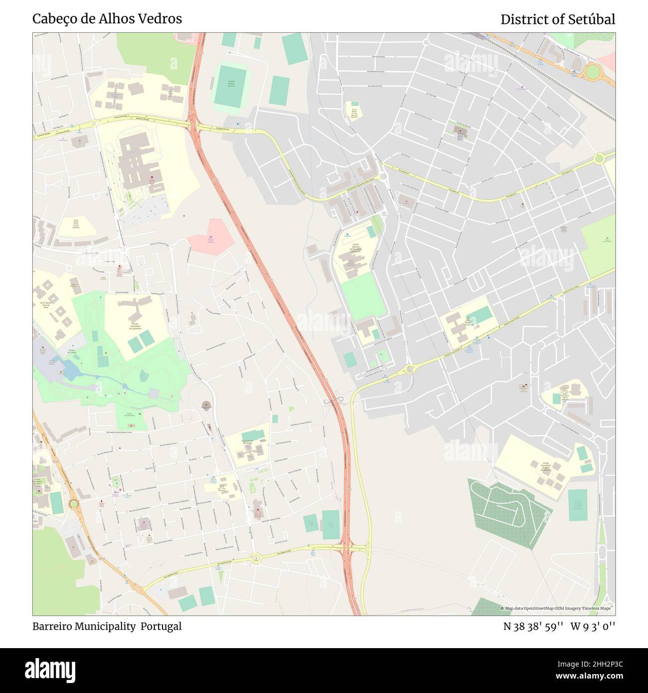 Map of barreiro portugal hires stock photography and images Alamy