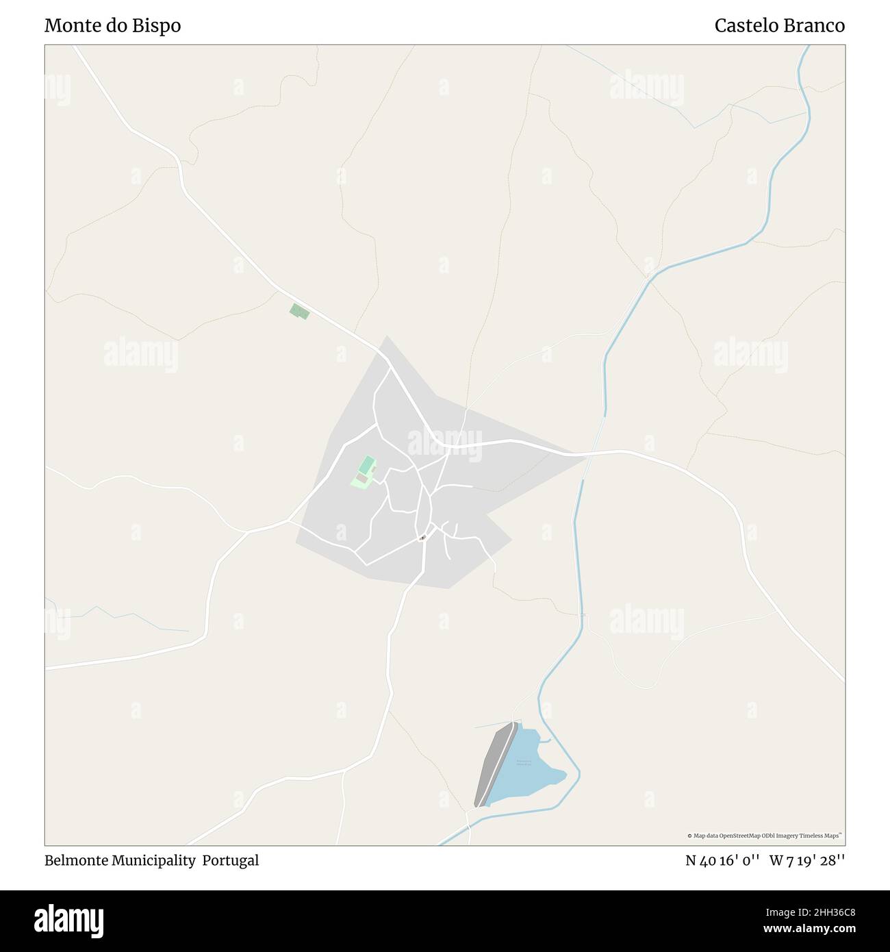Map of belmonte portugal hires stock photography and images Alamy
