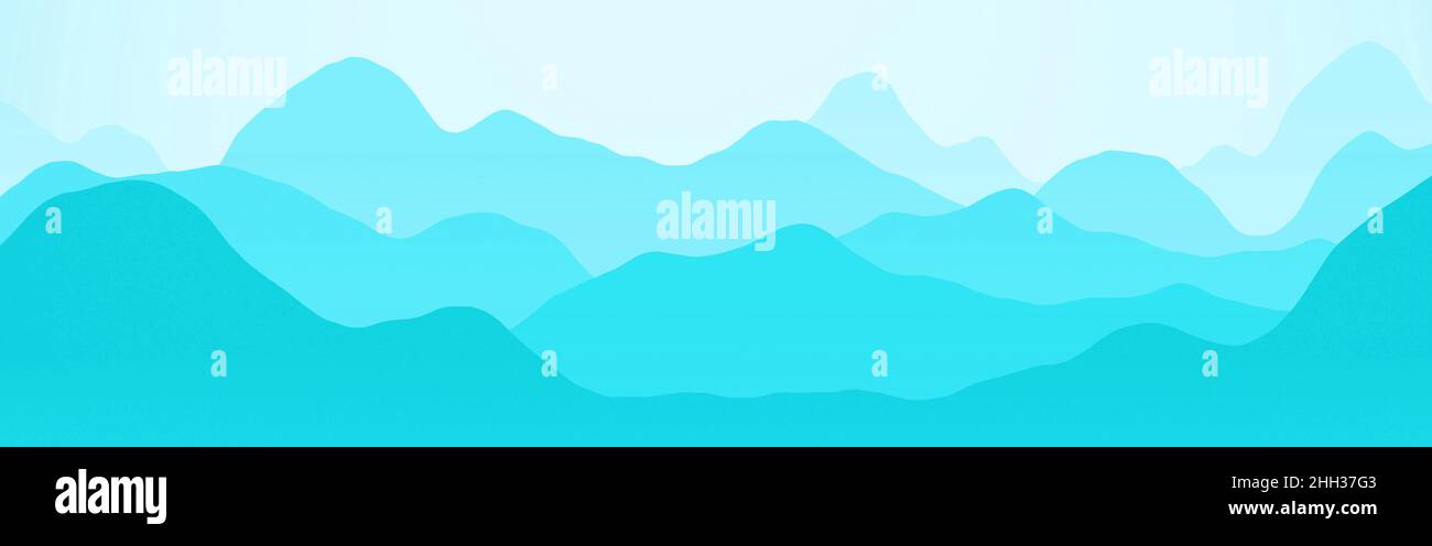 nice mountains ridges in the sun rising time digitally made background ...