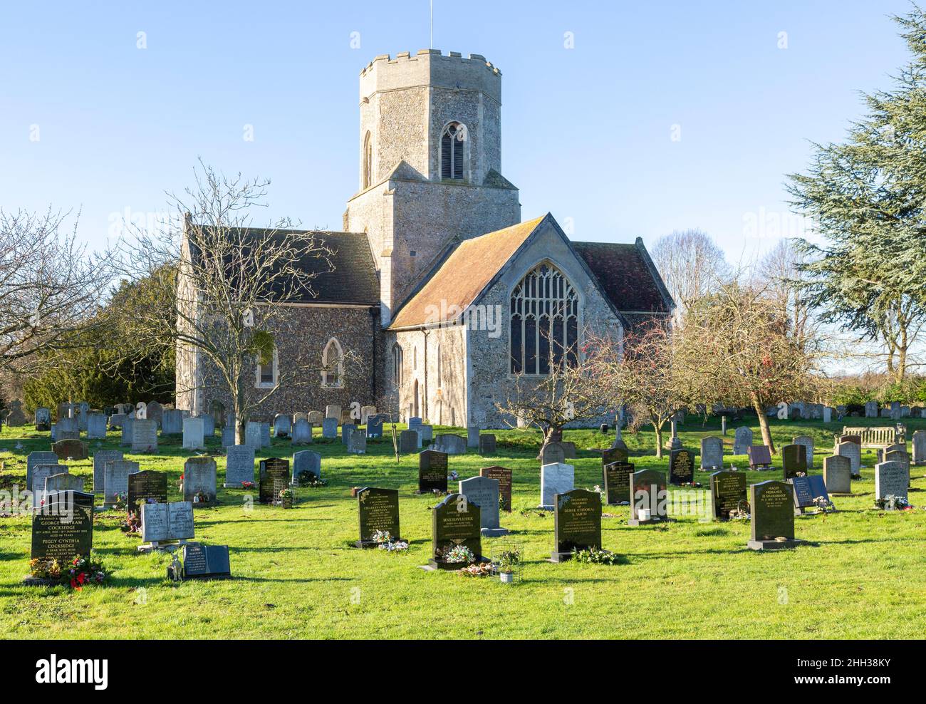 Village parish church of Saint Mary, Pakenham, Suffolk, England, UK Stock Photo