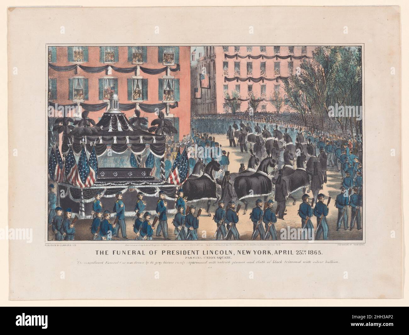 President lincoln funeral train hi-res stock photography and images - Alamy, image size:1300x1066