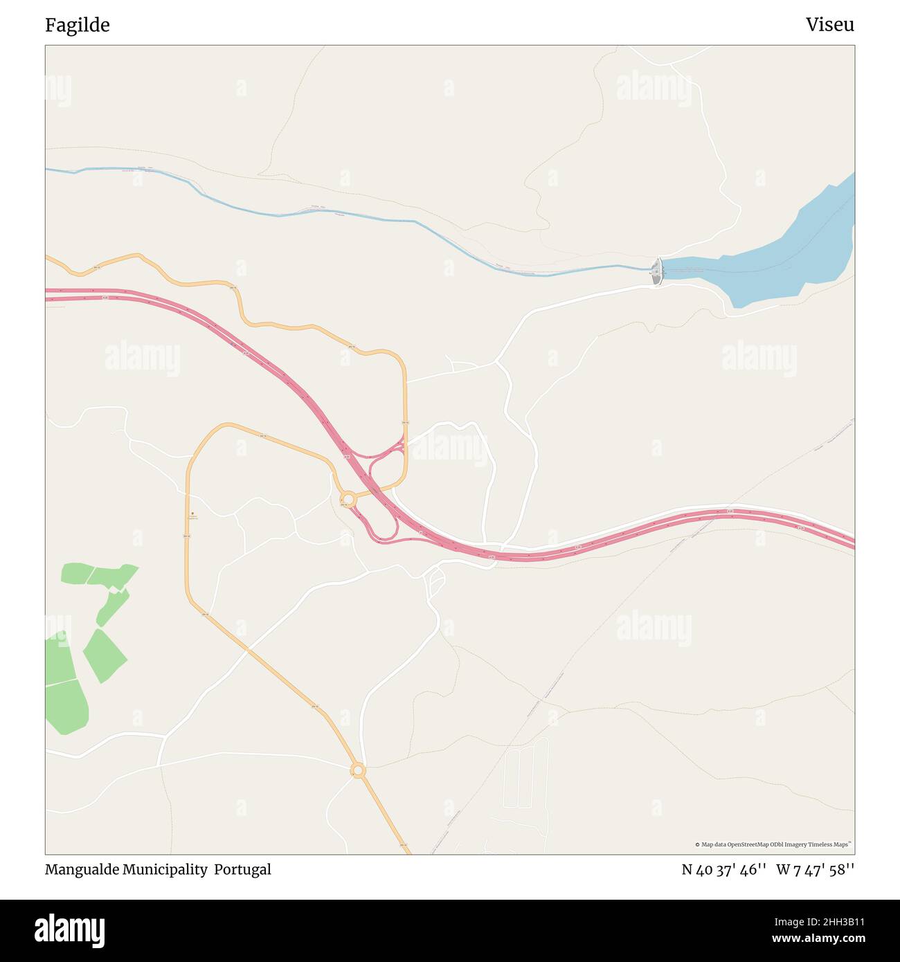 Map of mangualde portugal hires stock photography and images Alamy
