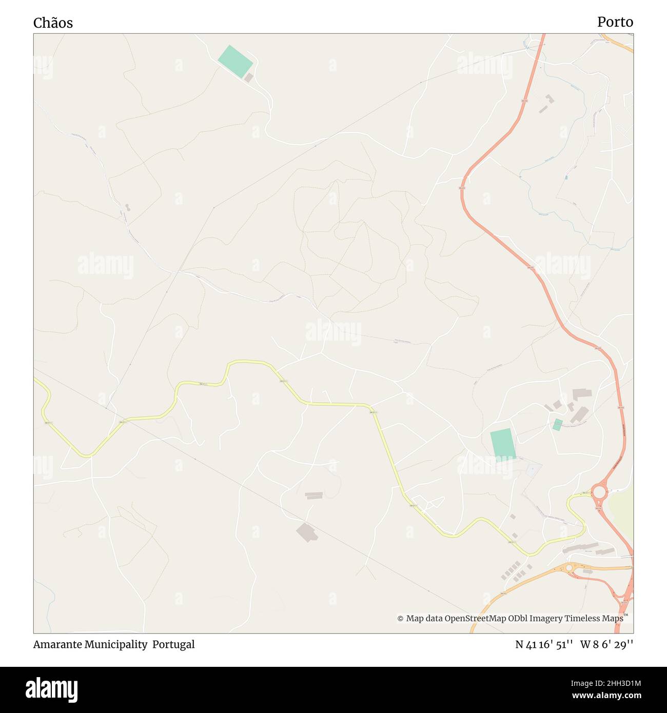 Map of amarante portugal hires stock photography and images Alamy