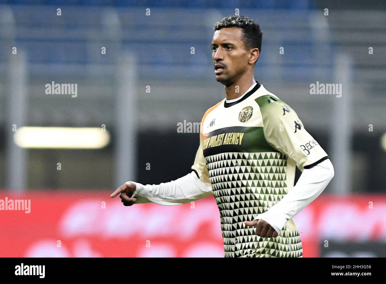 Nani of Venezia FC  during the Italian Serie A championship football match FC Internazionale vs Venezia FC at San Siro Stadium in Milan, Italy on January 22, 2022 Stock Photo