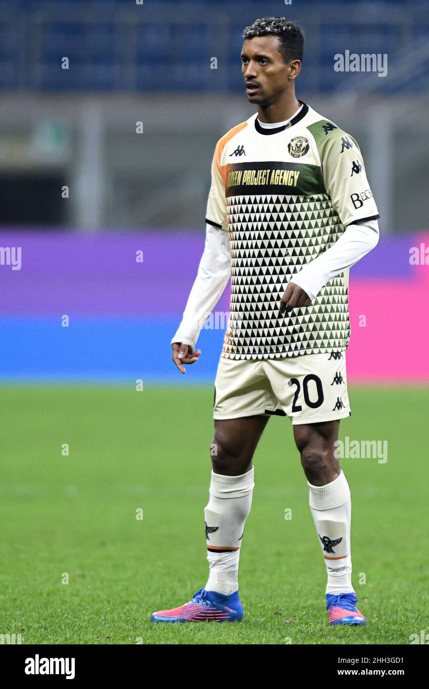 Nani of Venezia FC  during the Italian Serie A championship football match FC Internazionale vs Venezia FC at San Siro Stadium in Milan, Italy on January 22, 2022 Stock Photo