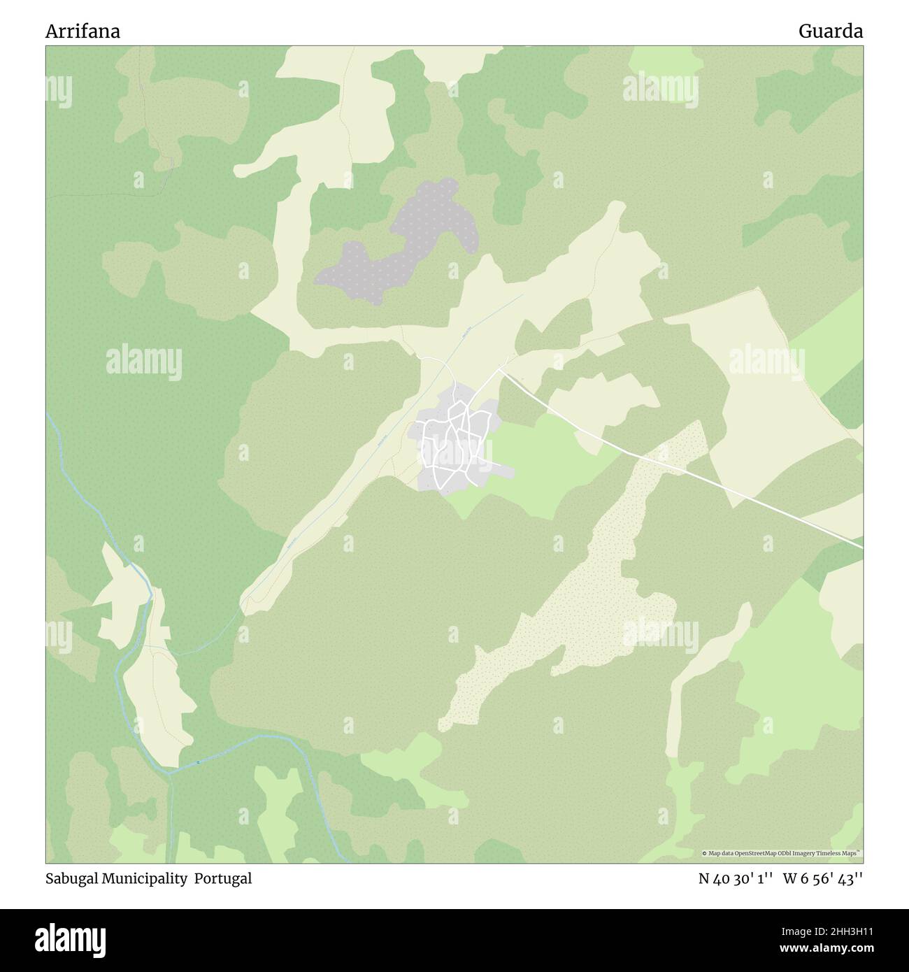 Map of guarda portugal Cut Out Stock Images & Pictures - Alamy