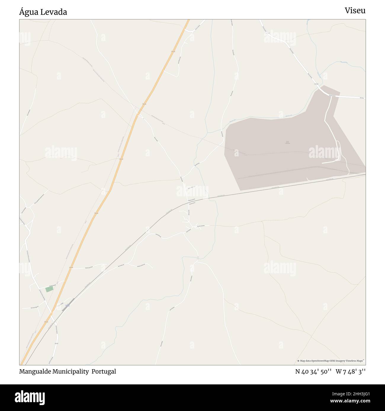 Mangualde portugal map hires stock photography and images Alamy