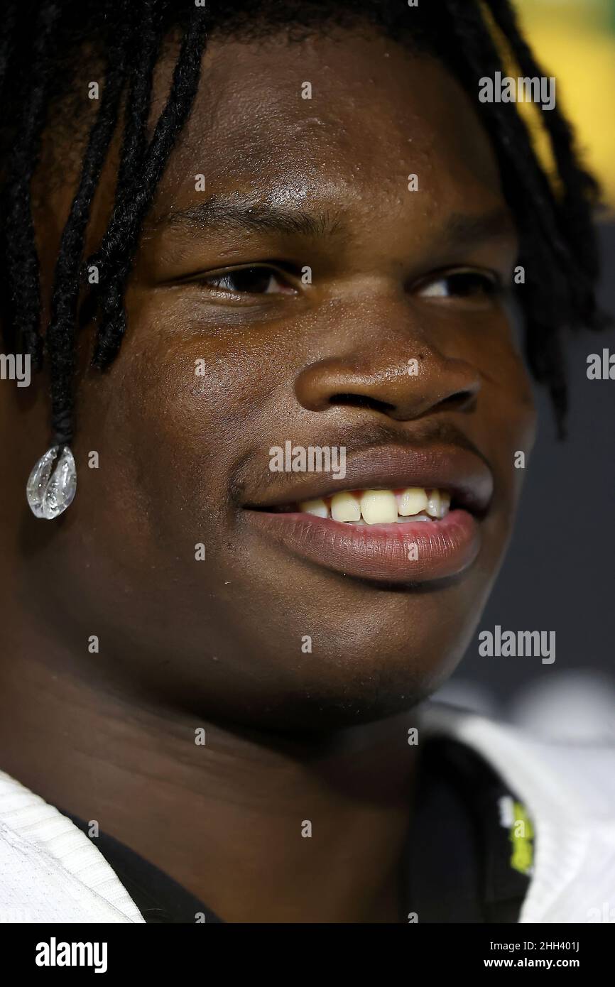 January 22, 2022 Team Makai cornerback Travis Hunter 12 (Collins