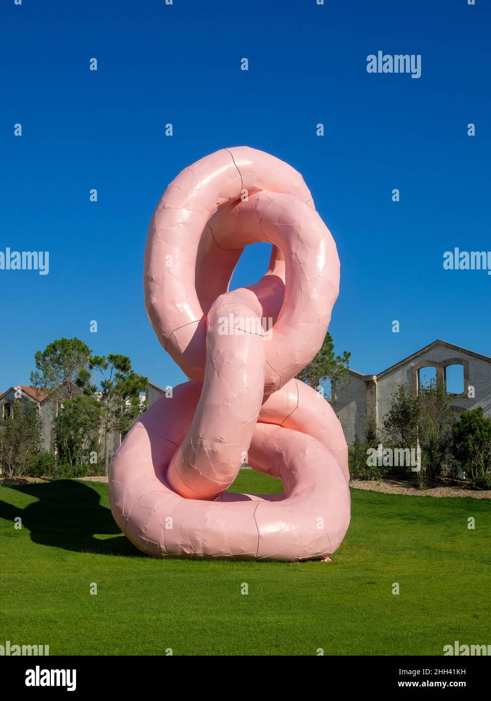 Luma Arle Franz West sculpture titled Krauses Gekrose Stock Photo