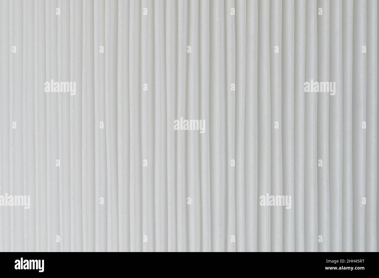 White hepa filter background pattern close up view Stock Photo