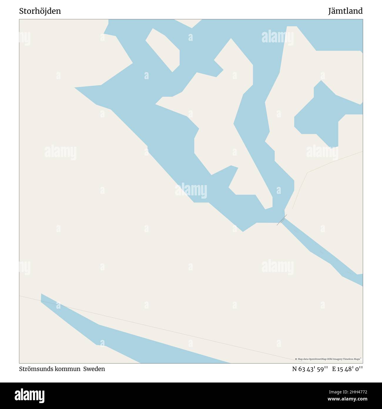 Storhöjden, Strömsunds kommun, Sweden, Jämtland, N 63 43' 59'', E 15 48 ...