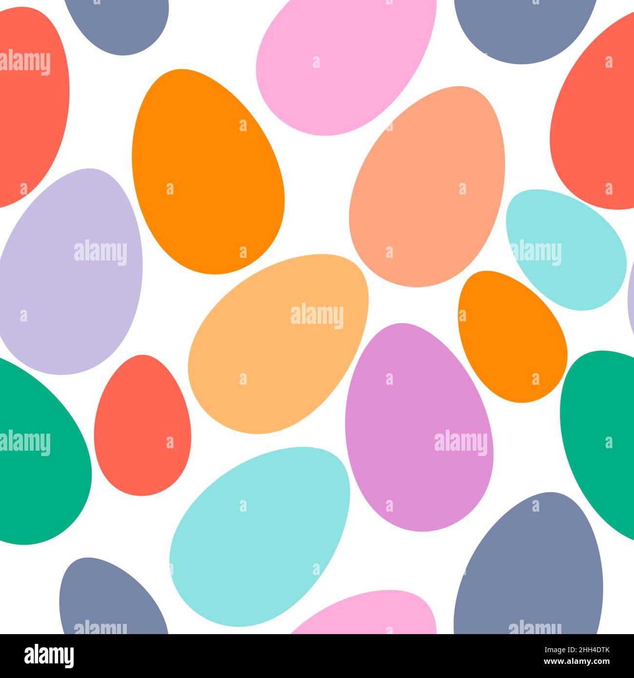 Seamless Easter pattern with eggs Stock Photo - Alamy